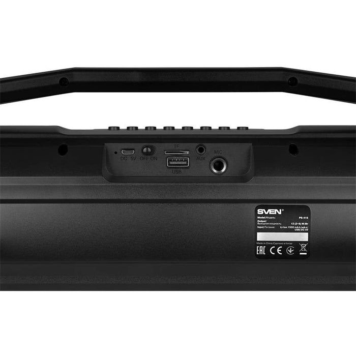 Безжична колонка SVEN PS-415 12W Bluetooth 1500mAh черна