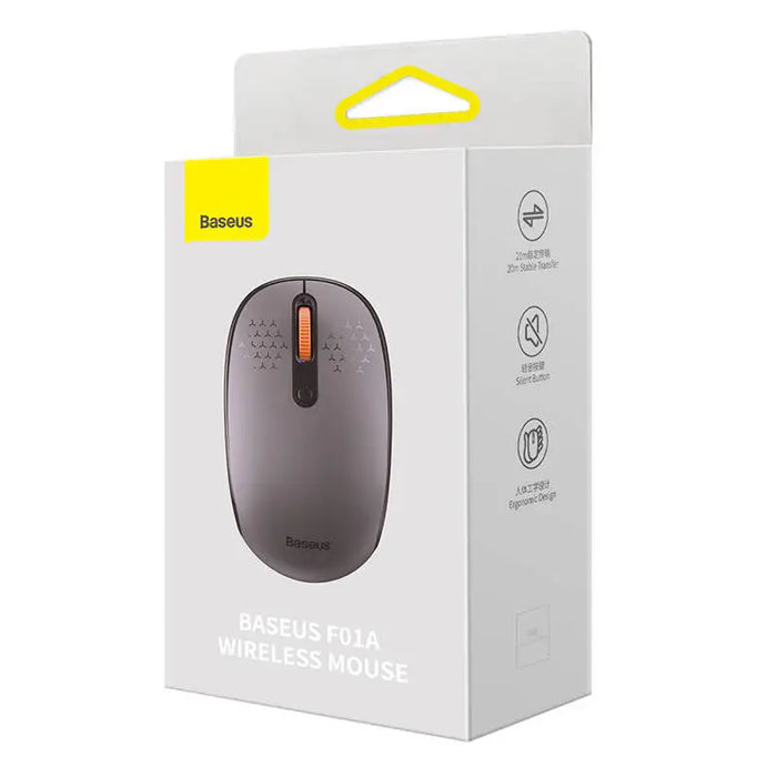 Безжична мишка Baseus F01A 2.4G 1600DPI сива