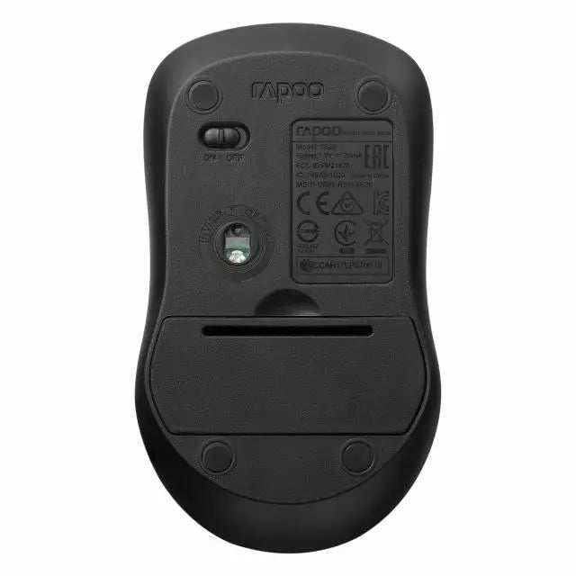 Безжична оптична мишка RAPOO 1680 Тиха 2.4Ghz Черна