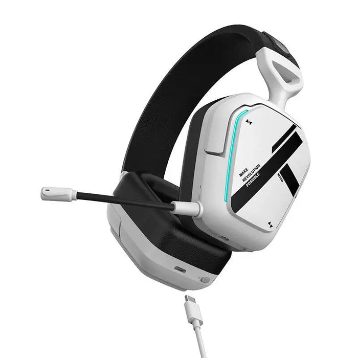 Безжични гейминг слушалки Thunderobot Shadow Wing HL504 бели