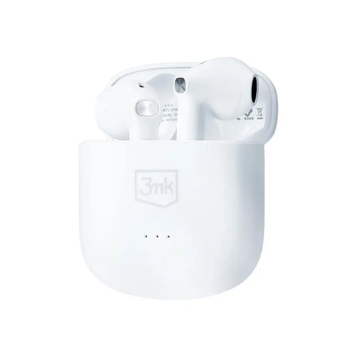 Безжични слушалки 3mk MovePods Bluetooth 5.3 бели