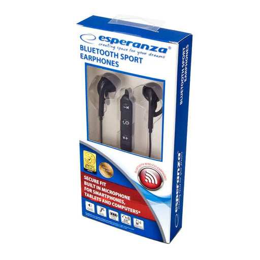 Безжични слушалки Esperanza EH187K Bluetooth 4.2 60mAh черни