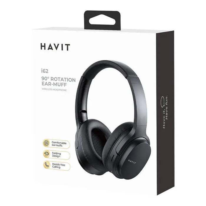 Безжични слушалки Havit I62 Bluetooth 5.1 400mAh черни