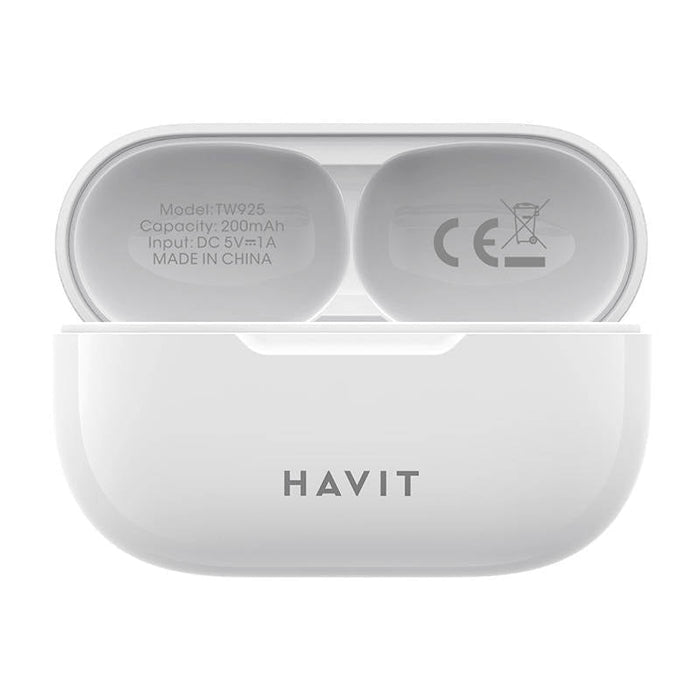 Безжични слушалки Havit TW925 TWS Bluetooth 5.0 330mAh бели