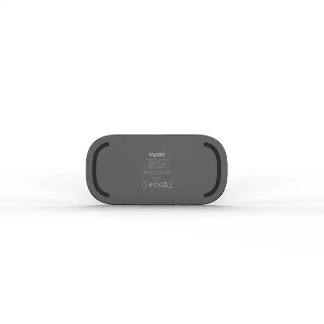 Безжично зарядно RAPOO XC260 Qi Двойно 5W/7.5W/10W Черен