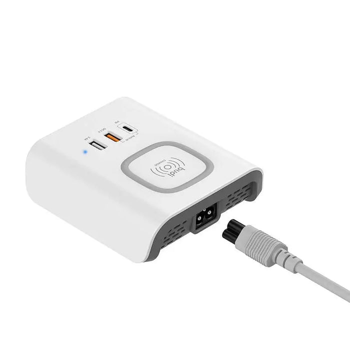Безжично зарядно устройство Budi QC3.0 2x USB 5V 2.4A бяло