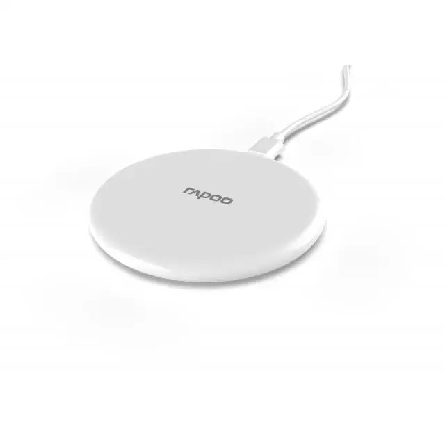 Безжично зарядно устройство RAPOO XC105 Qi 5W/7.5W/10W Бял