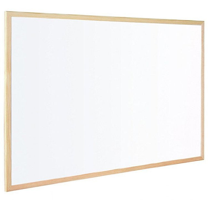 Бяла дъска с дървена рамка Bi-Office 40х60 cm