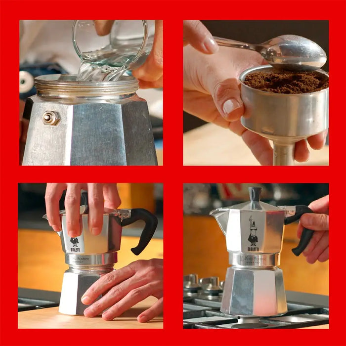 Bialetti Moka Express Moka тенджера 0,06 L Алуминий Черна