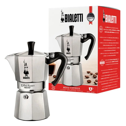 Bialetti Moka Express Moka тенджера 0,55 L Черна Сребриста