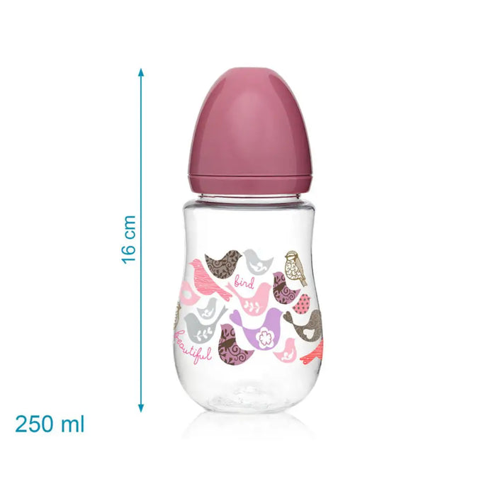 Биберон 250 ml Розов