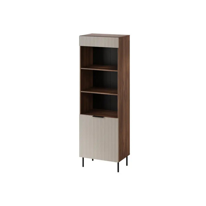 Библиотека Cama 3 ALMERA 60x42x185 орех/кашмир