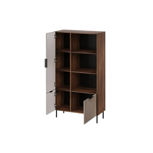 Библиотека Cama 4 ALMERA 90x42x165 орех/кашмир