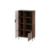 Библиотека Cama 4 ALMERA 90x42x165 орех/кашмир