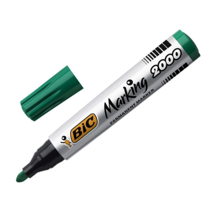 КУТИЯ 12 БР. ПЕРМАНЕНТЕН МАРКЕР BIC - ЗЕЛЕН