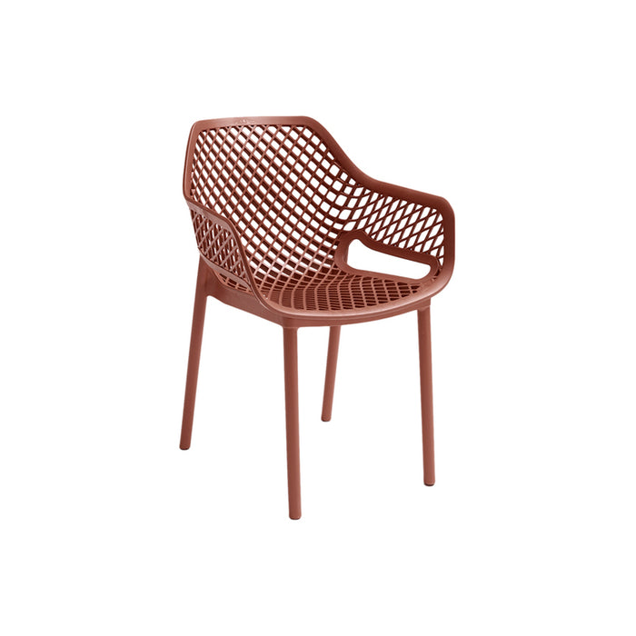 ГРАДИНСКИ СТОЛ 58X60X82 BRICK RED BICA KYARA