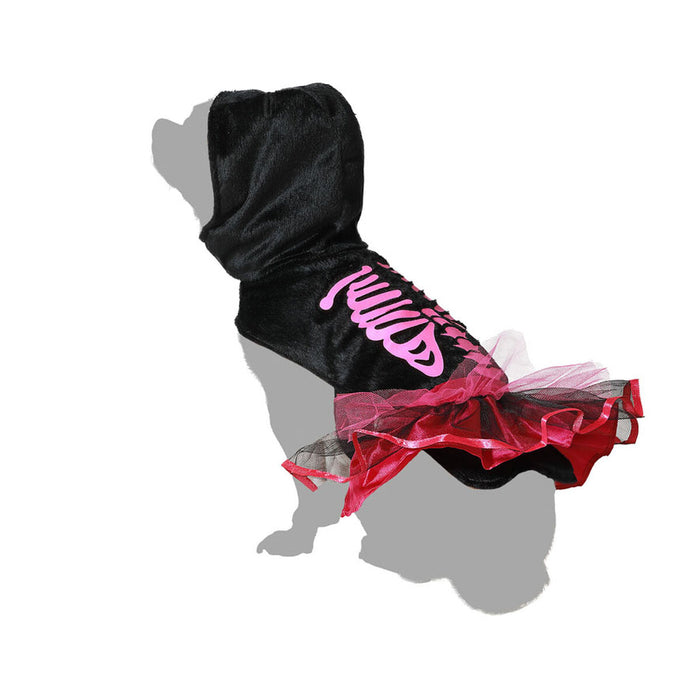 Костюм за Куче Розов Скелет