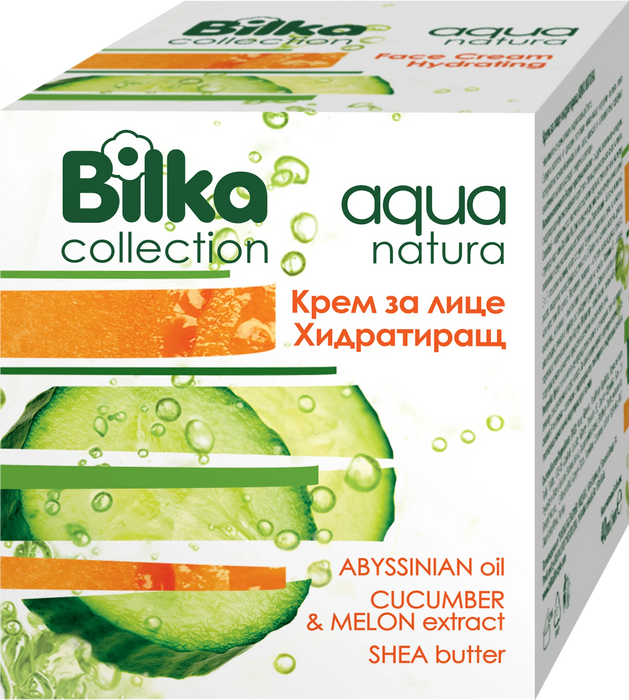 Хидратиращ крем за лице Aqua Natura, 40 ml