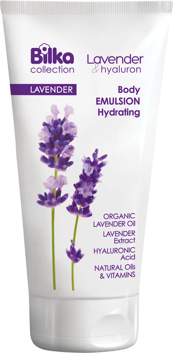 Хидратираща емулсия за тяло с лавандула и хиалурон, 200 ml