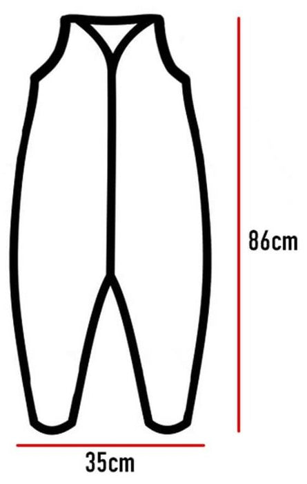 Бебешки спален чувал с крачета Bimbidreams - Ribana, 85 cm, Tog 0.5, Linen