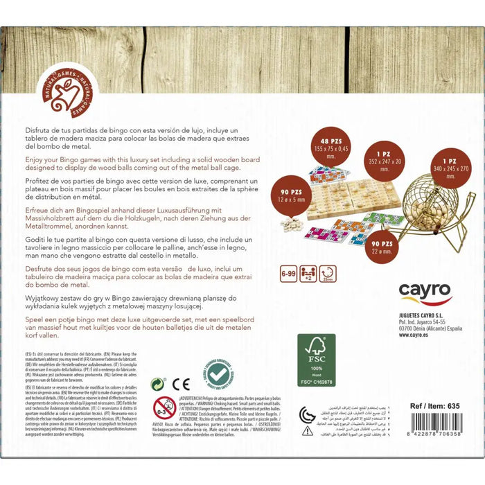 Бинго Cayro 635 Дървен