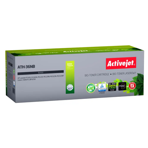 BIO Activejet ATH-36NB тонер за принтери HP Canon Резервен