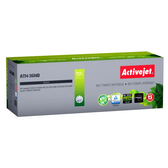 BIO Activejet ATH-36NB тонер за принтери HP Canon Резервен