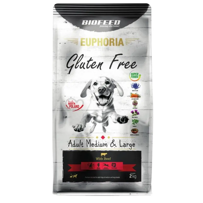 BIOFEED Euphoria Gluten Free Adult medium & large Beef