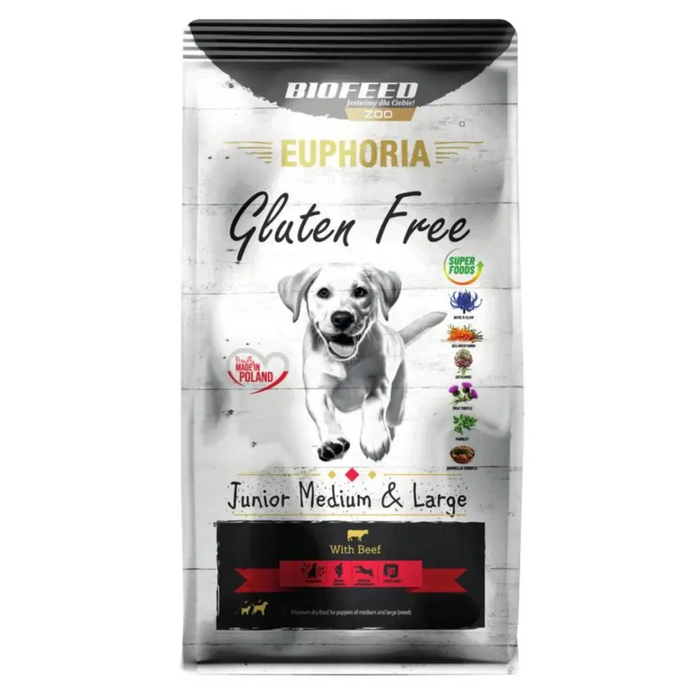BIOFEED Euphoria Gluten Free Junior medium & large Beef