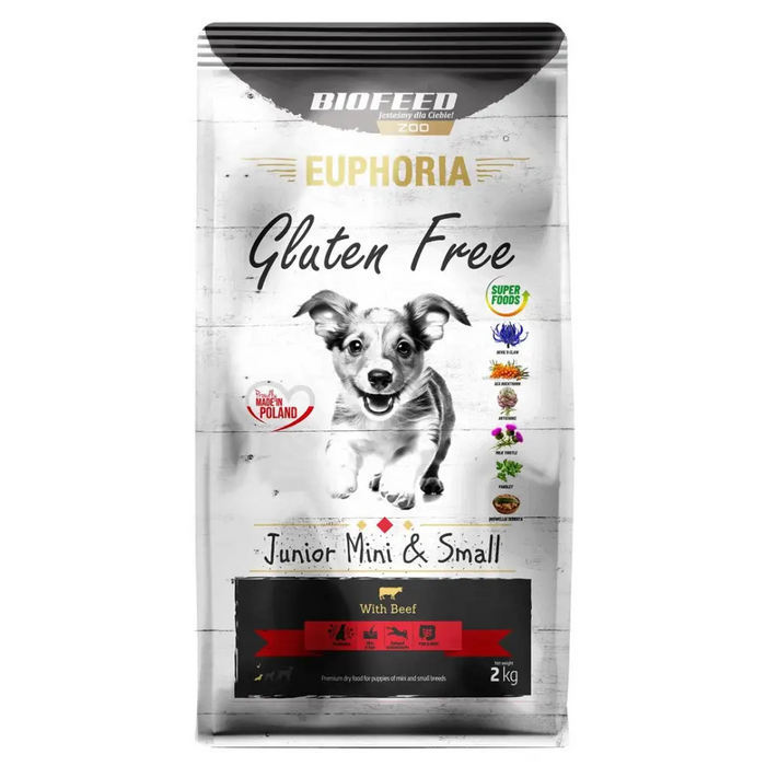 BIOFEED Euphoria Gluten Free Junior mini & small Beef