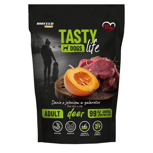 BIOFEED Tasty Dogs Life Deer - мокра храна за кучета - 150