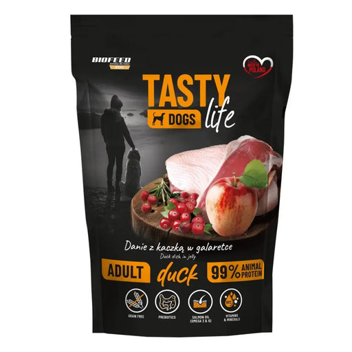 BIOFEED Tasty Dogs Life Duck - мокра храна за кучета - 150