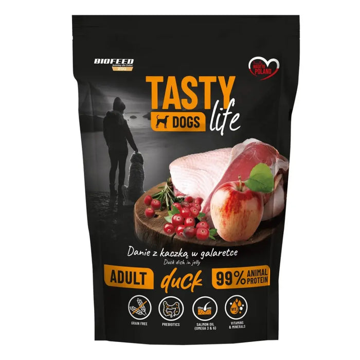 BIOFEED Tasty Dogs Life Duck - мокра храна за кучета - 150