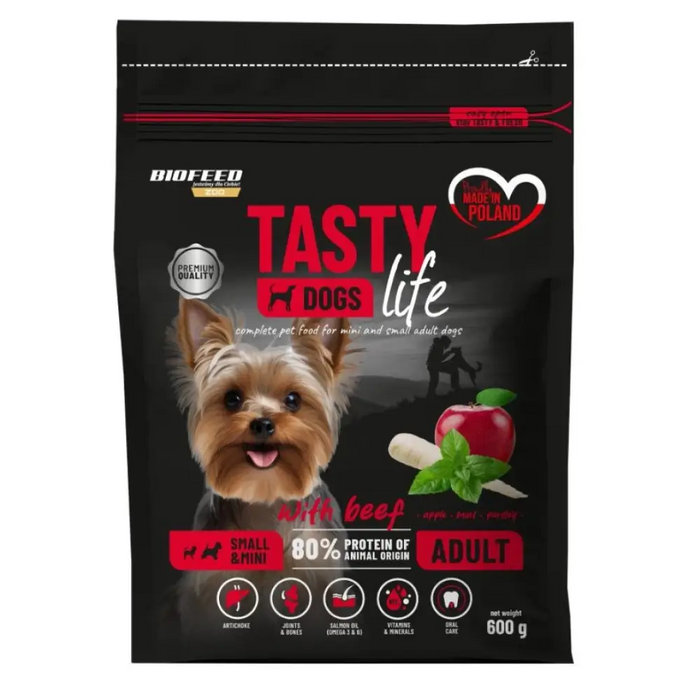 BIOFEED Tasty Life Adult Small Beef - суха храна за кучета