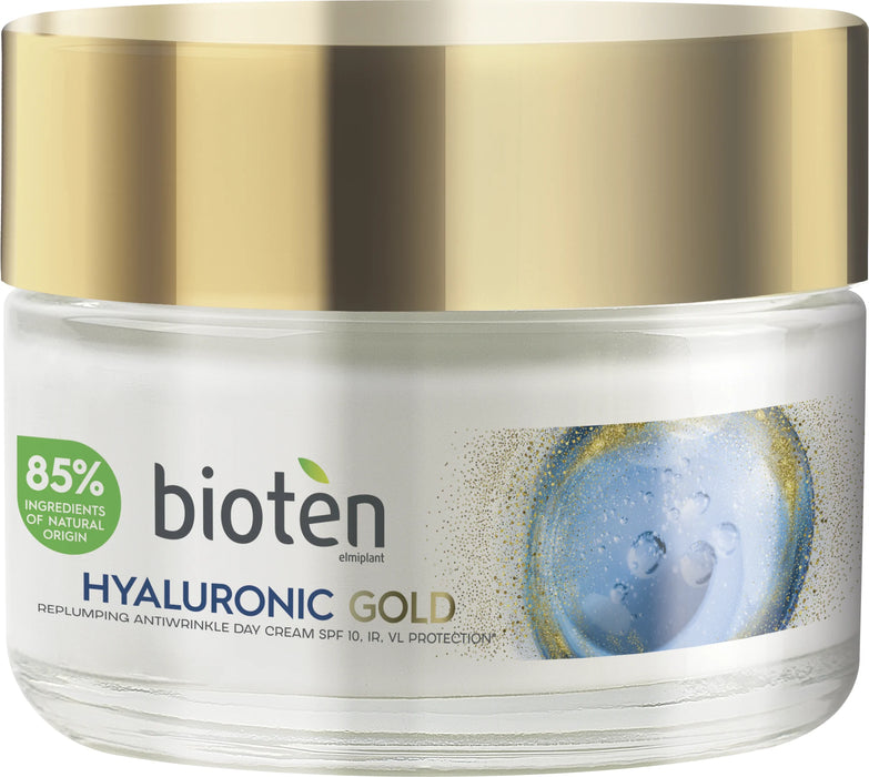 Дневен крем за лице Hyaluronic Gold, 50 ml