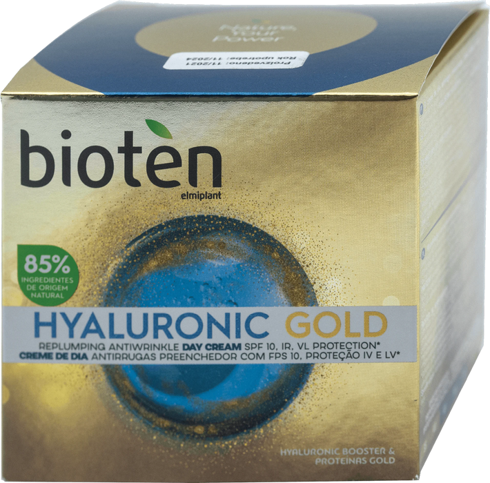 Дневен крем за лице Hyaluronic Gold, 50 ml