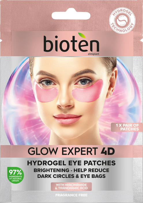 Хидрогел пачове за очи Glow Expert 4D, 2 бр