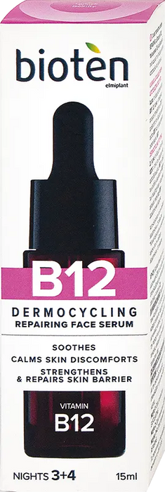 Серум за лице Dermocycling с витамин В12, 15 ml