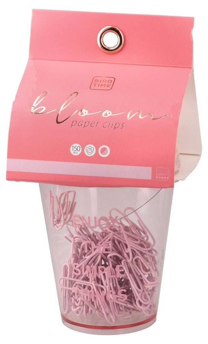Кламери Biro Time Lolite - Розови, 150 броя