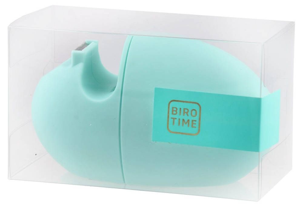Диспенсър за тиксо Biro Time Peridom - Гумиран, мента