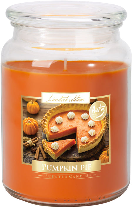 Ароматна свещ Bispol Premium - Pumpkin Pie, 500 g
