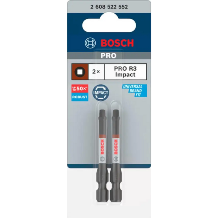 БИТОВЕ R3 55MM 2БР IMPACT BOSCH PRO