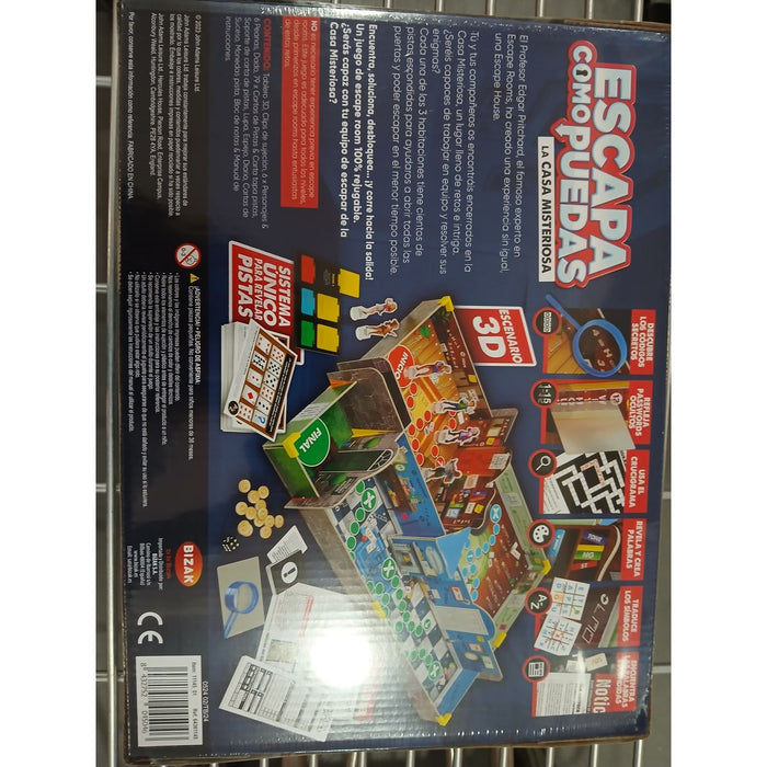 Настолна игра Bizak Escapa como puedas - Escape Room Familiar ES