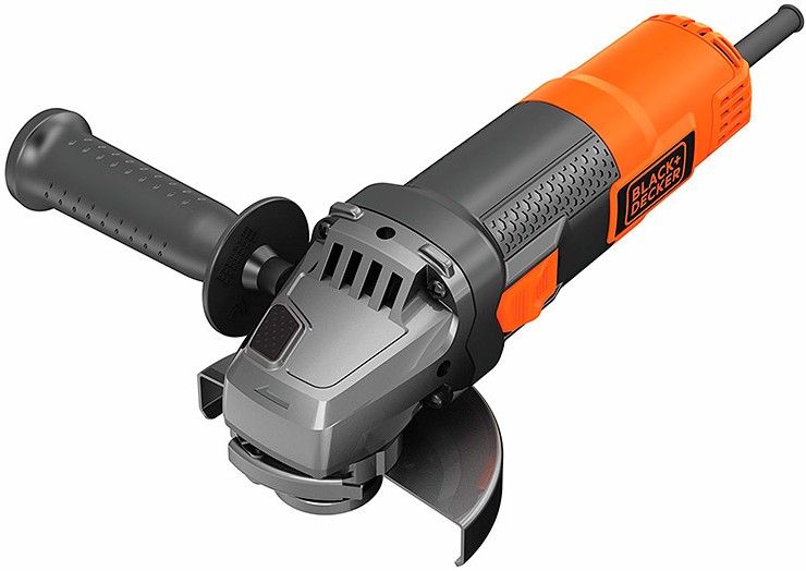 Електрически ъглошлайф Black & Decker - BEG210K, 900W, 115 mm