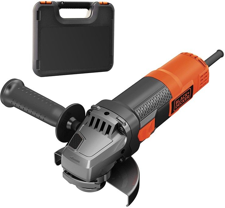 Електрически ъглошлайф Black & Decker - BEG210K, 900W, 115 mm