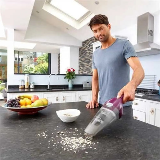 Black & Decker NVC115W ръчна прахосмукачка сива лилава