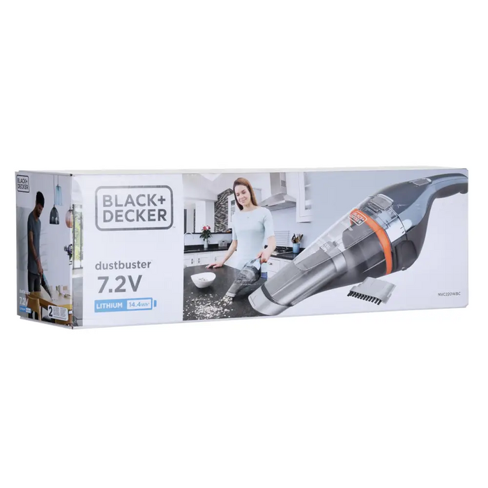 Black & Decker NVC220WBC ръчна прахосмукачка синя хром