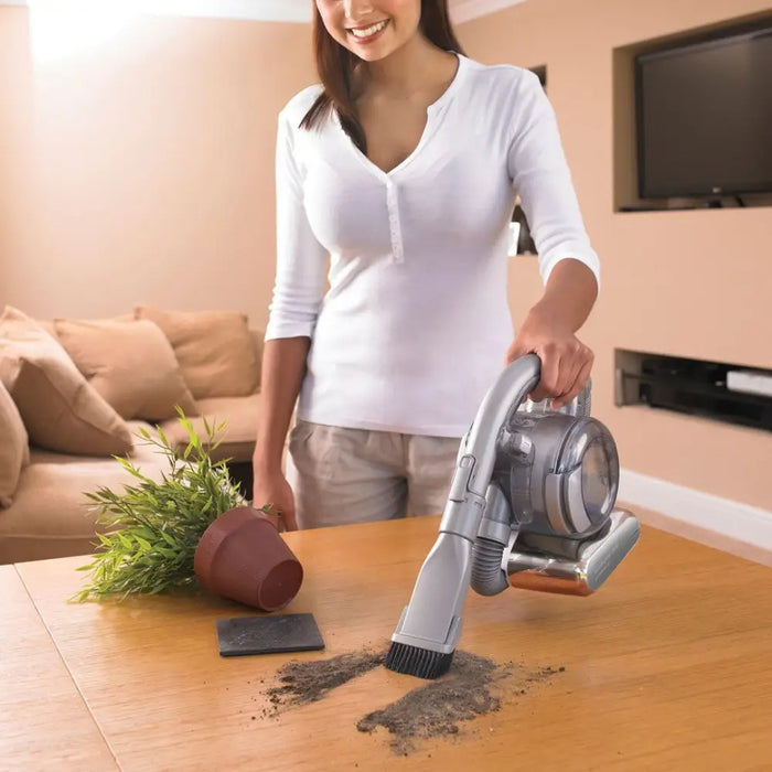 Black & Decker PD1820L-QW ръчна прахосмукачка Chrome Bagless