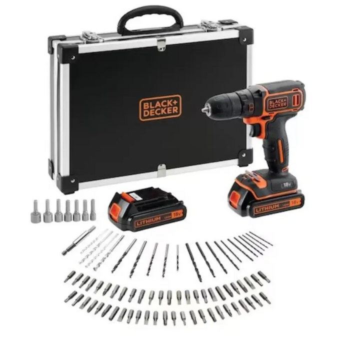 BLACK + DECKER 18V бормашина/винтоверт CDC18BAFC-QW