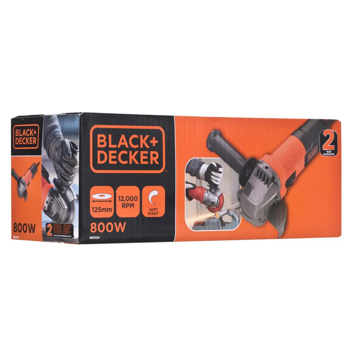 BLACK&DECKER BEG120-QS Ъглошлайф 125 mm 800 W